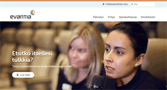 Desktop Screenshot of evantia.fi